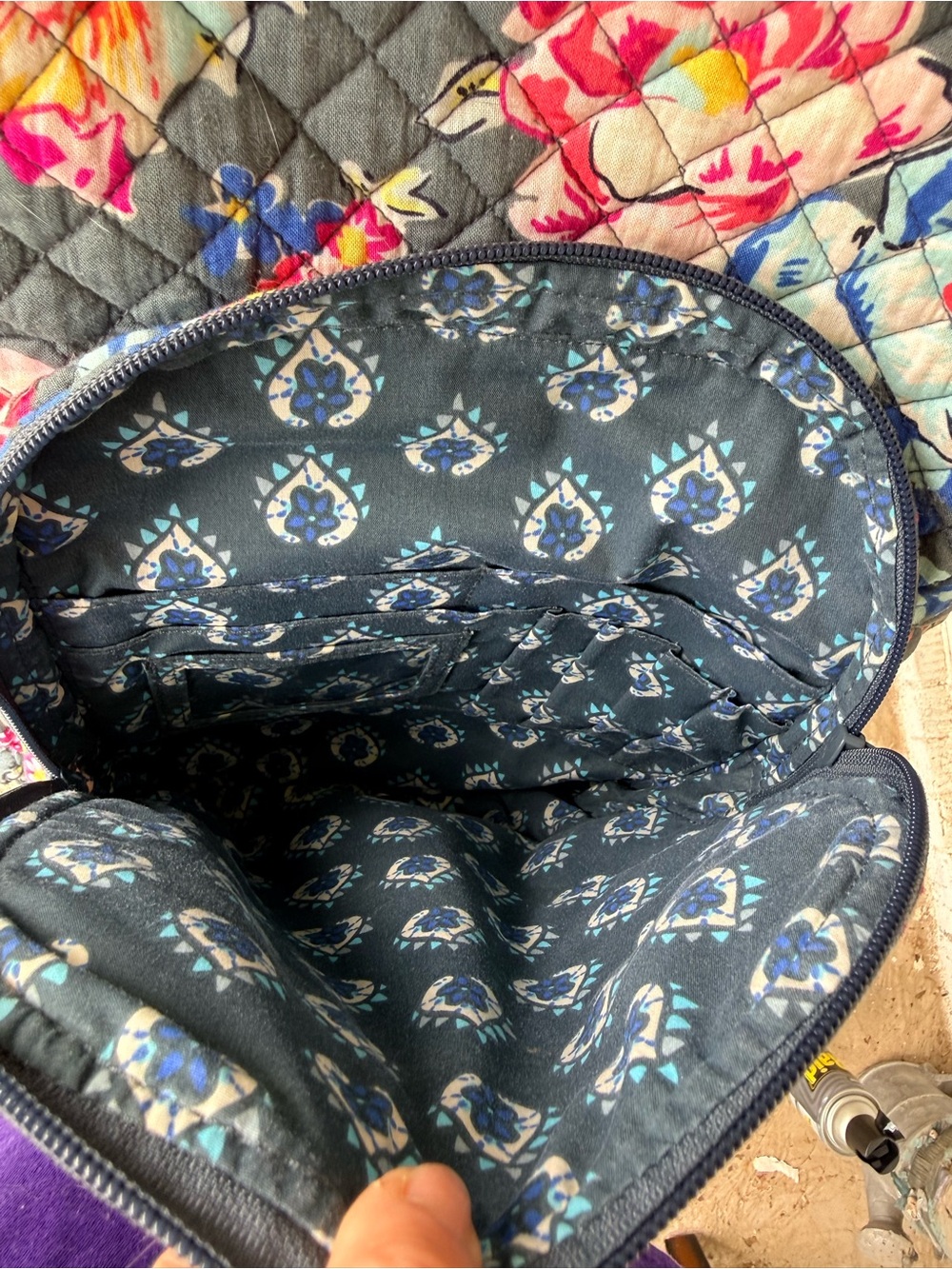 Vera Bradley campus Backpack in Pretty Posies - Picture 5 of 16